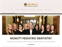 Tablet Screenshot of mcnuttdentistry.com